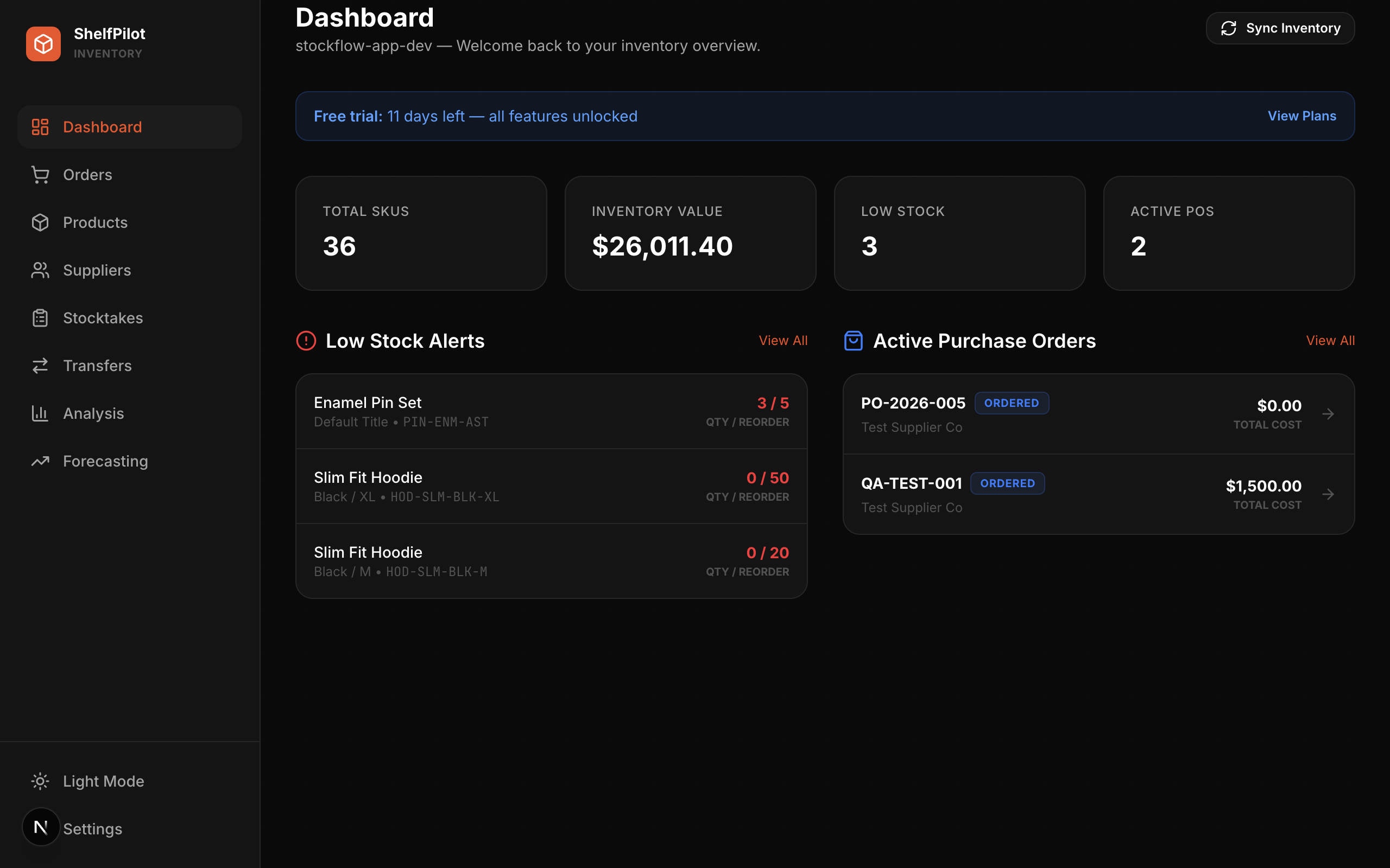 Dashboard